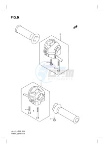 UH125 BURGMAN EU drawing HANDLE SWITCH