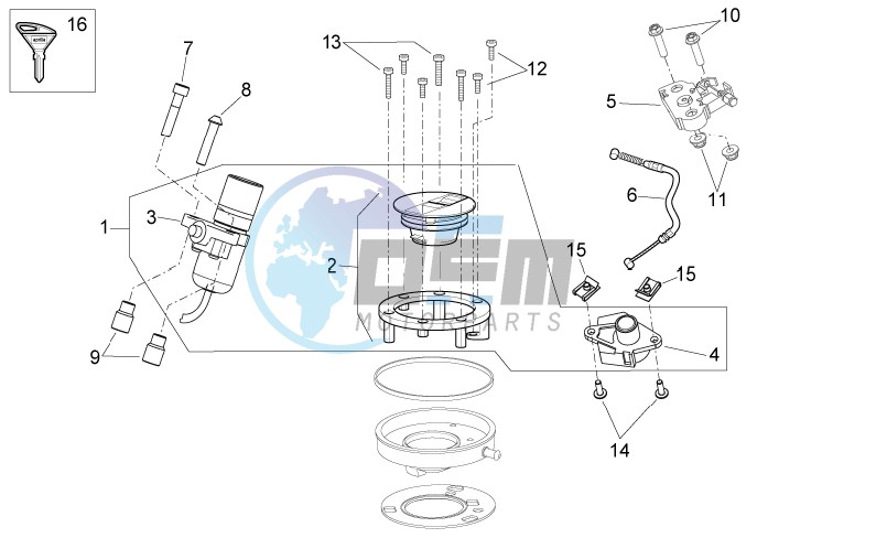 Lock hardware kit