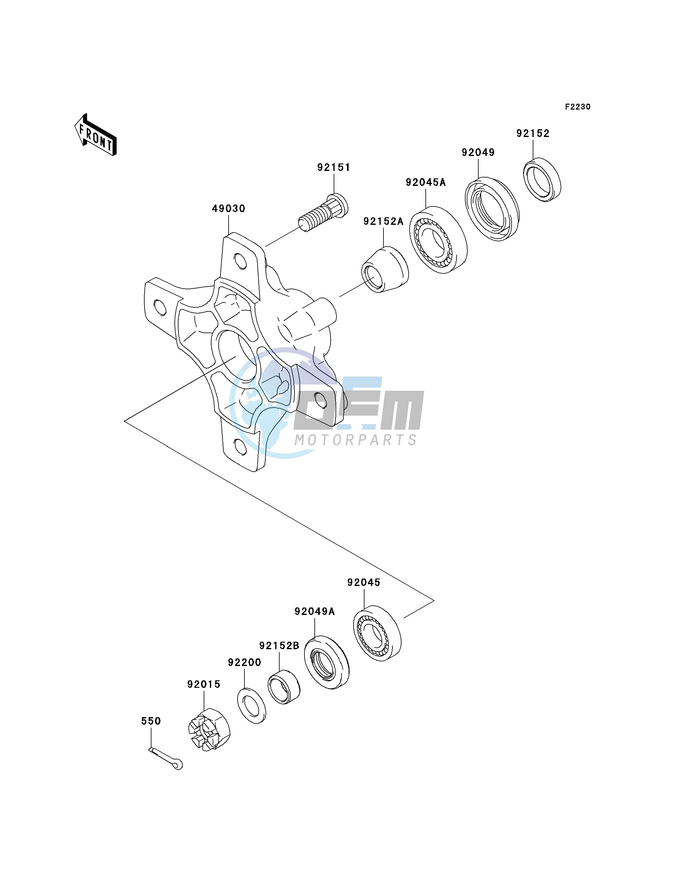 FRONT HUB