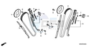 VT750CA9 Europe Direct - (ED / MME) drawing CAM CHAIN