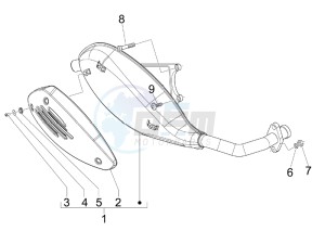 LX 50 4T-4V USA drawing Silencer