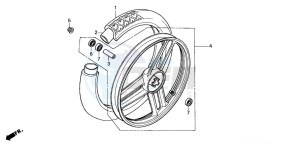 PK50 drawing FRONT WHEEL