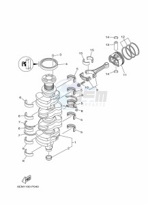 FL115BET drawing CRANKSHAFT--PISTON