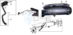 JOYRIDE 200 E2 - 2004 drawing EXHAUST