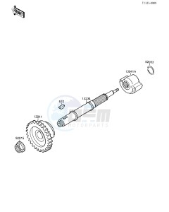 KSF 250 A [MOJAVE 250] (A1-A2) [MOJAVE 250] drawing BALANCER