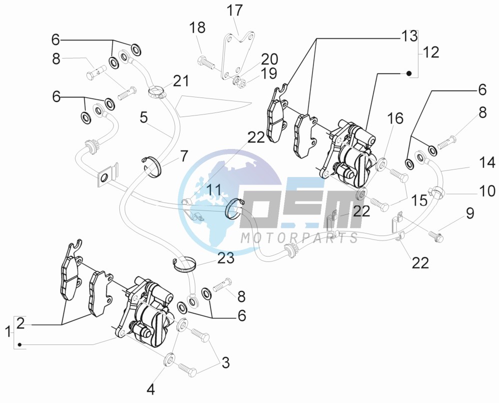 Brakes hose  - Calipers