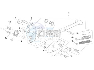 RSV4 1000 Racing Factory L.E. (EMEA) (EU, GB) drawing Central stand