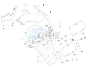 MP3 500 SPORT BUSINESS ABS E3-E4 (NAFTA)2 drawing Rear cover - Splash guard