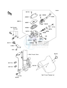 VERSYS KLE650B9F GB XX (EU ME A(FRICA) drawing Front Master Cylinder