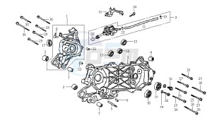 JET 50 KH ENGINE drawing CRANKCASE