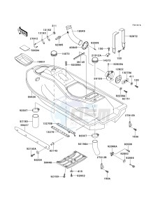 JH 750 C [750 ZXI] (C1-C3) [750 ZXI] drawing HULL -- JH750-C3- -