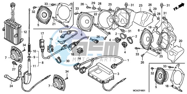 AUDIO UNIT (AIRBAG)