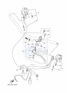 MT-03 MTN320-A (B9A8) drawing HANDLE SWITCH & LEVER