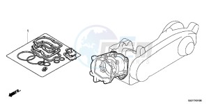 NSC50T2F NSC50T2 UK - (E) drawing GASKET KIT A