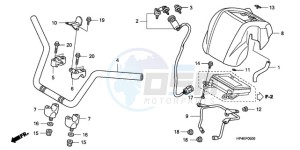 TRX420FMA Europe Direct - (ED / 2ED 4WD) drawing HANDLE PIPE