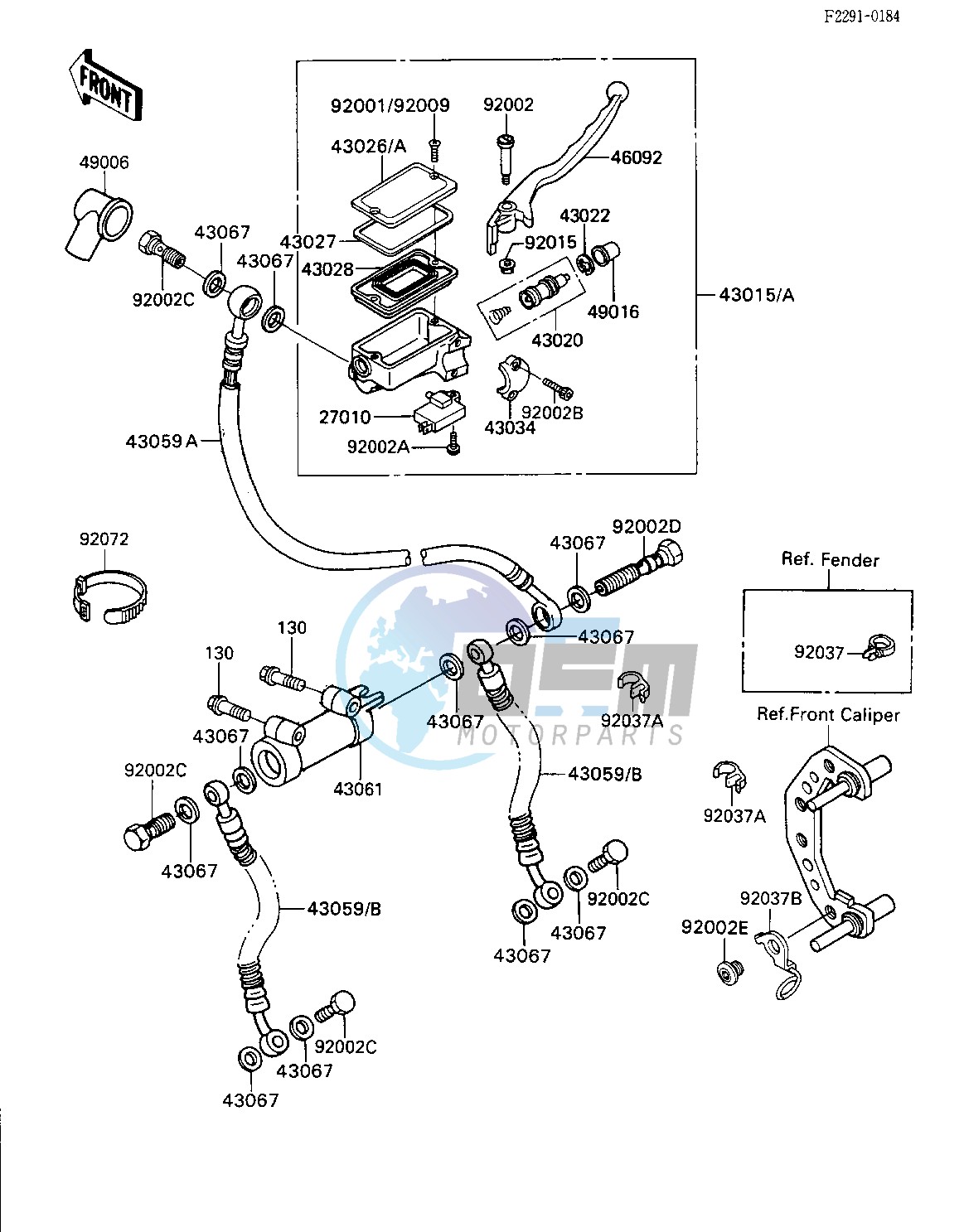 FRONT MASTER CYLINDER