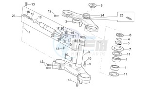 RSV 2 1000 drawing Steering