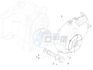 LIBERTY 50 (EMEA) drawing Flywheel magneto cover - Oil filter