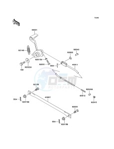 ER-5 ER500-C5P GB XX (EU ME A(FRICA) drawing Brake Pedal