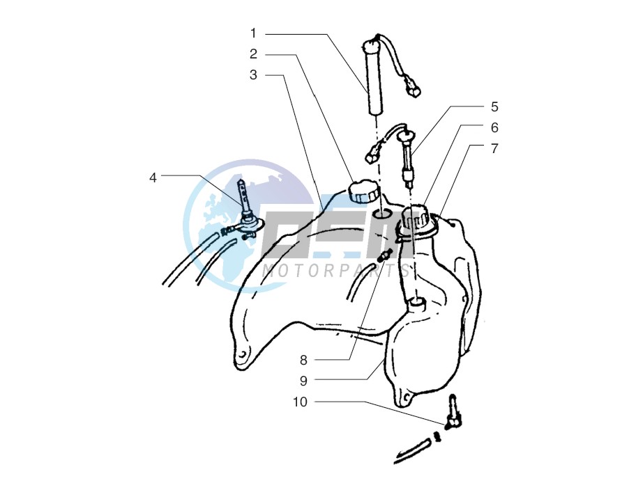 Fuel tank-Oil tank