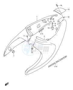 TL1000S (E2) drawing FRAME COVER (MODEL V)