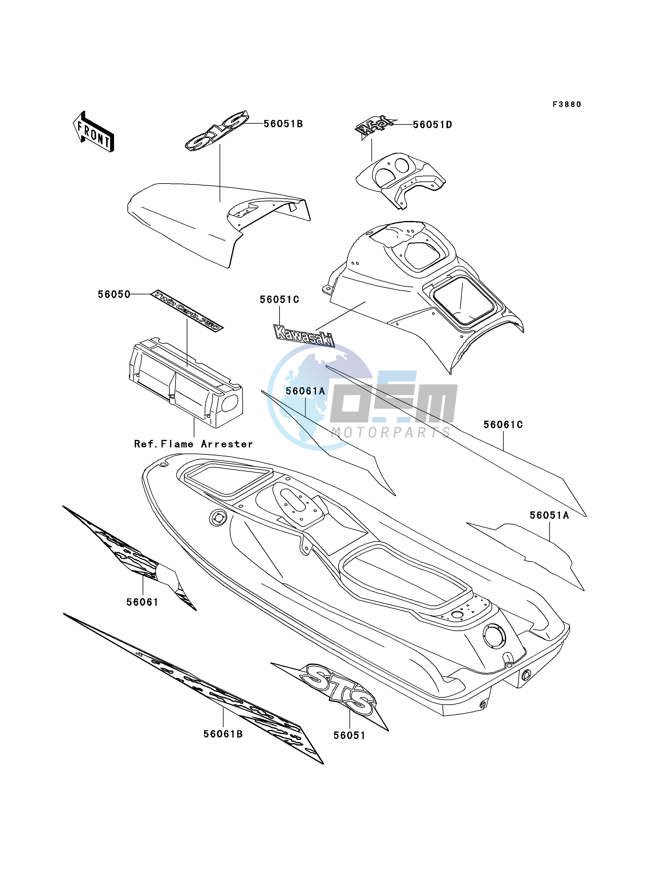 DECALS-- JT750-B1- -