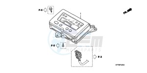 TRX420FPAC TRX420 ED drawing METER