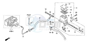 NSS250X FORZA X drawing RR. BRAKE MASTER CYLINDER (NSS250EX)