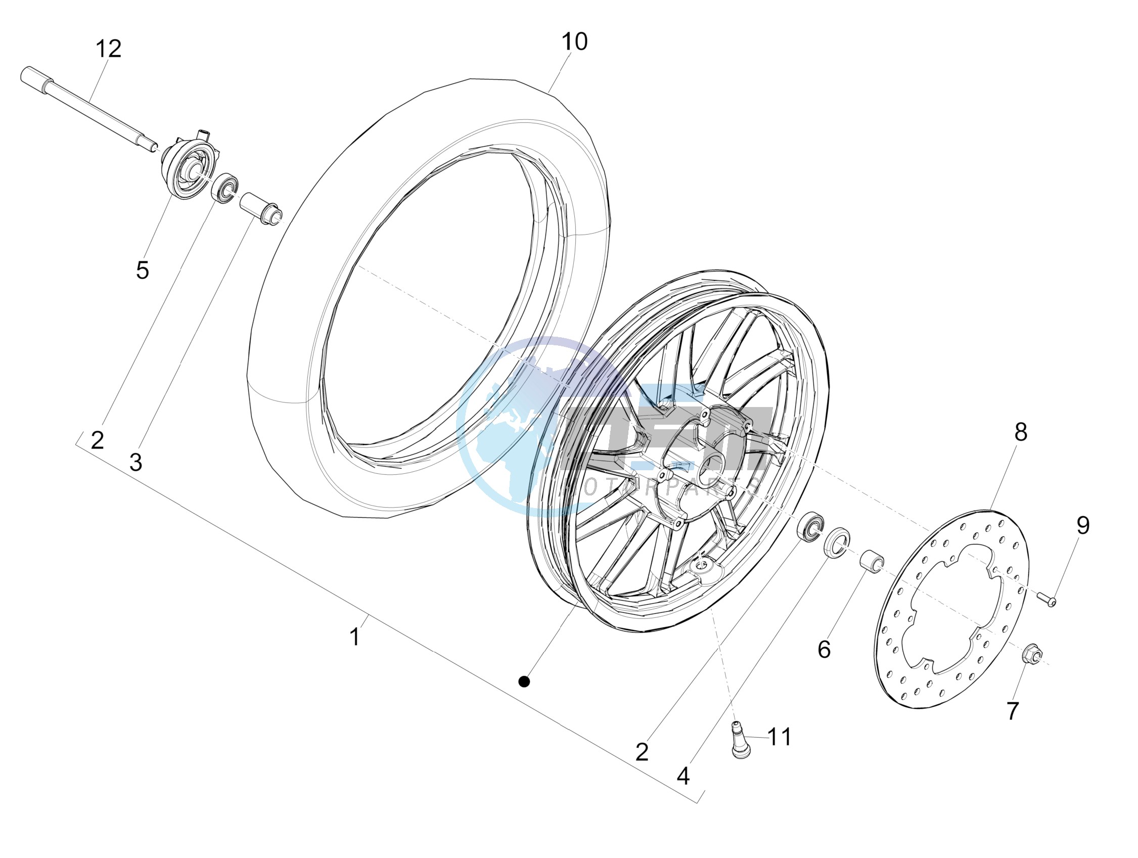 Front wheel