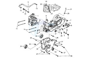 SV - 250 cc drawing CRANKCASE