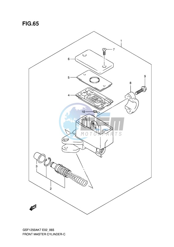 FRONT MASTER CYLINDER