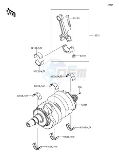 Z650 ER650HHF XX (EU ME A(FRICA) drawing Crankshaft