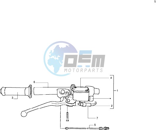 Front brake cylinder