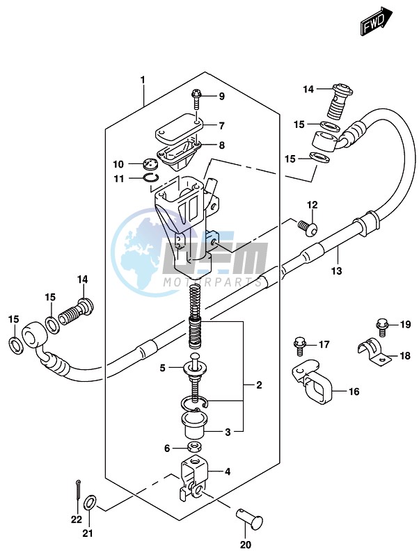 REAR MASTER CYLINDER