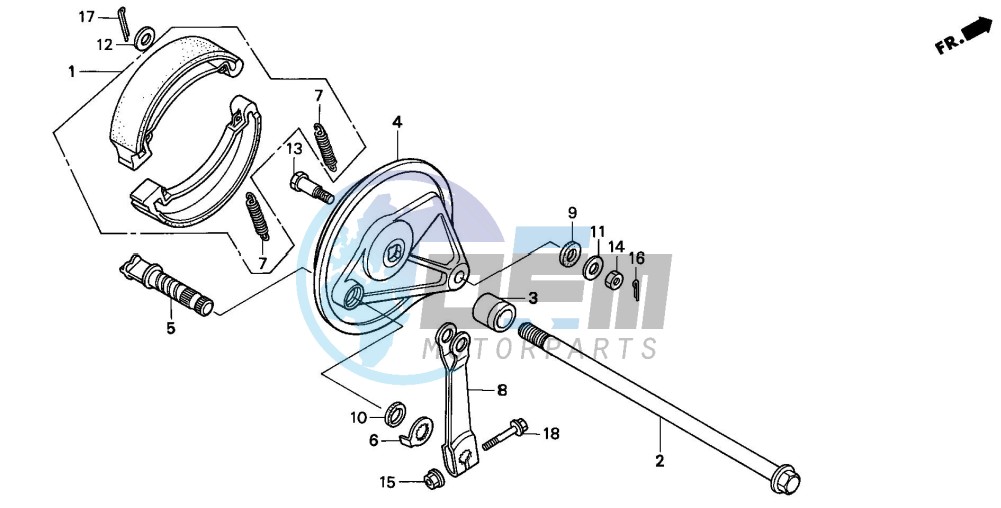 REAR BRAKE PANEL