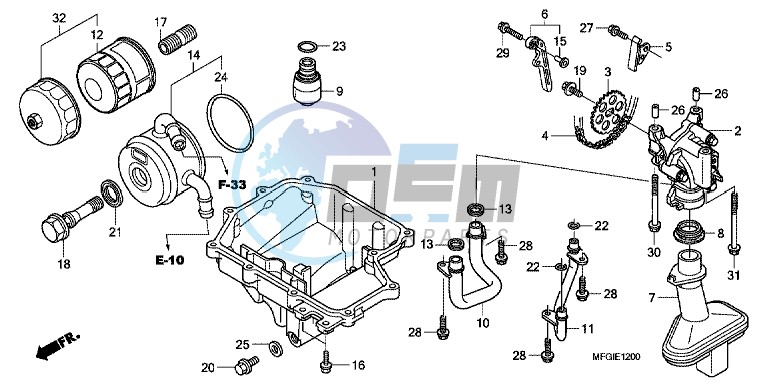 OIL PAN/ OIL PUMP