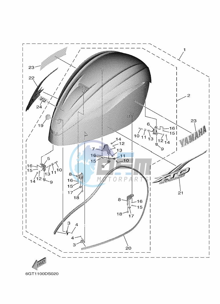 FAIRING-UPPER