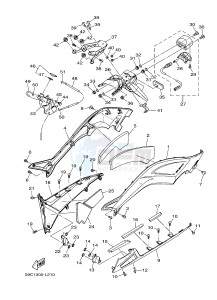 XP500 T-MAX 530 (59CM) drawing SIDE COVER 2