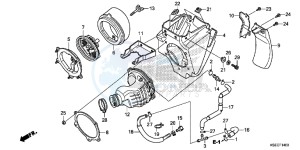 CRF150RD CRF150R Europe Direct - (ED) drawing AIR CLEANER