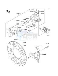 VN1700_CLASSIC_ABS VN1700FEF GB XX (EU ME A(FRICA) drawing Rear Brake