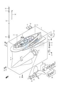 DF 250 drawing Gear Case (DF 250S)