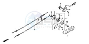 GL1500SE GOLDWING SE drawing REVERSE BAR