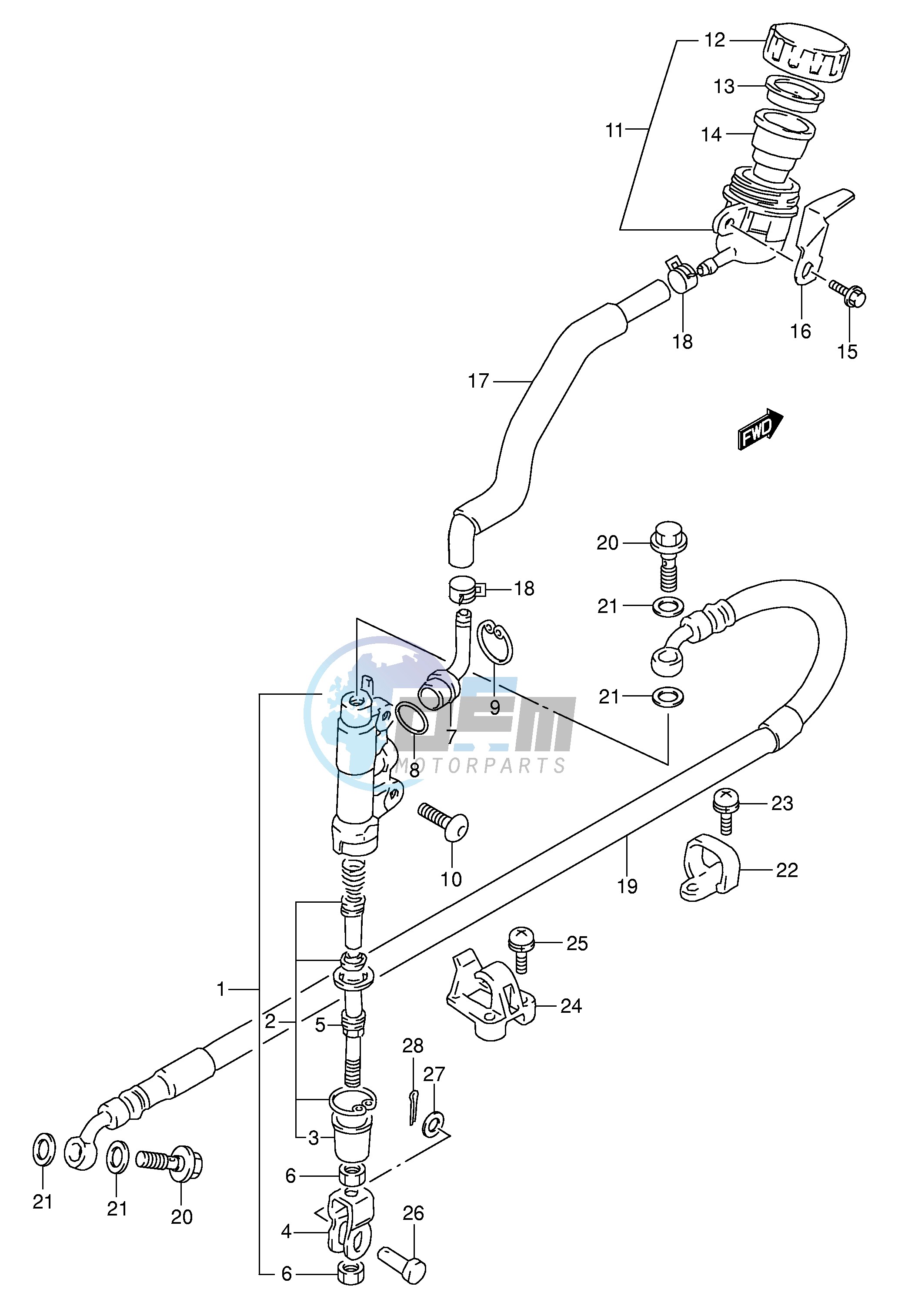 REAR MASTER CYLINDER