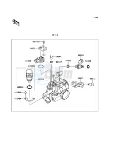 D-TRACKER_125 KLX125DDF XX (EU ME A(FRICA) drawing Throttle