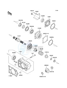 MULE 3010 4x4 KAF620E6F EU drawing Bevel Gear Case