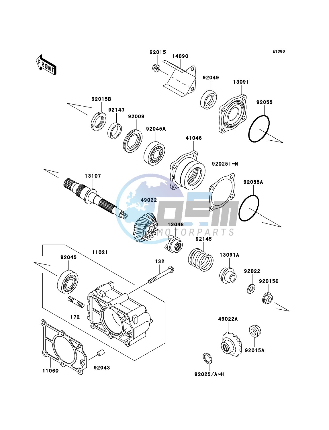 Bevel Gear Case