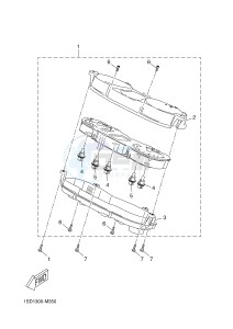 YP400R X-MAX 400 X-MAX 400 (1SD1 1SD1 1SD1) drawing METER