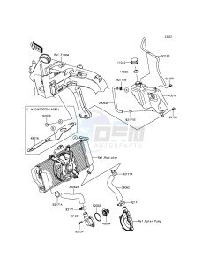 ER-6F EX650EFF XX (EU ME A(FRICA) drawing Water Pipe