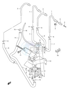 GSX-R600 (E2) drawing 2ND AIR (MODEL W E18, MODEL W X Y E39)