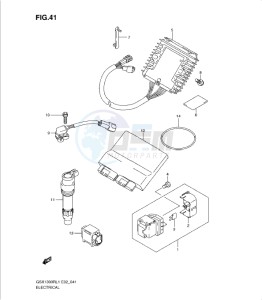 GSX1300R drawing ELECTRICAL (GSX1300RL1 E24)